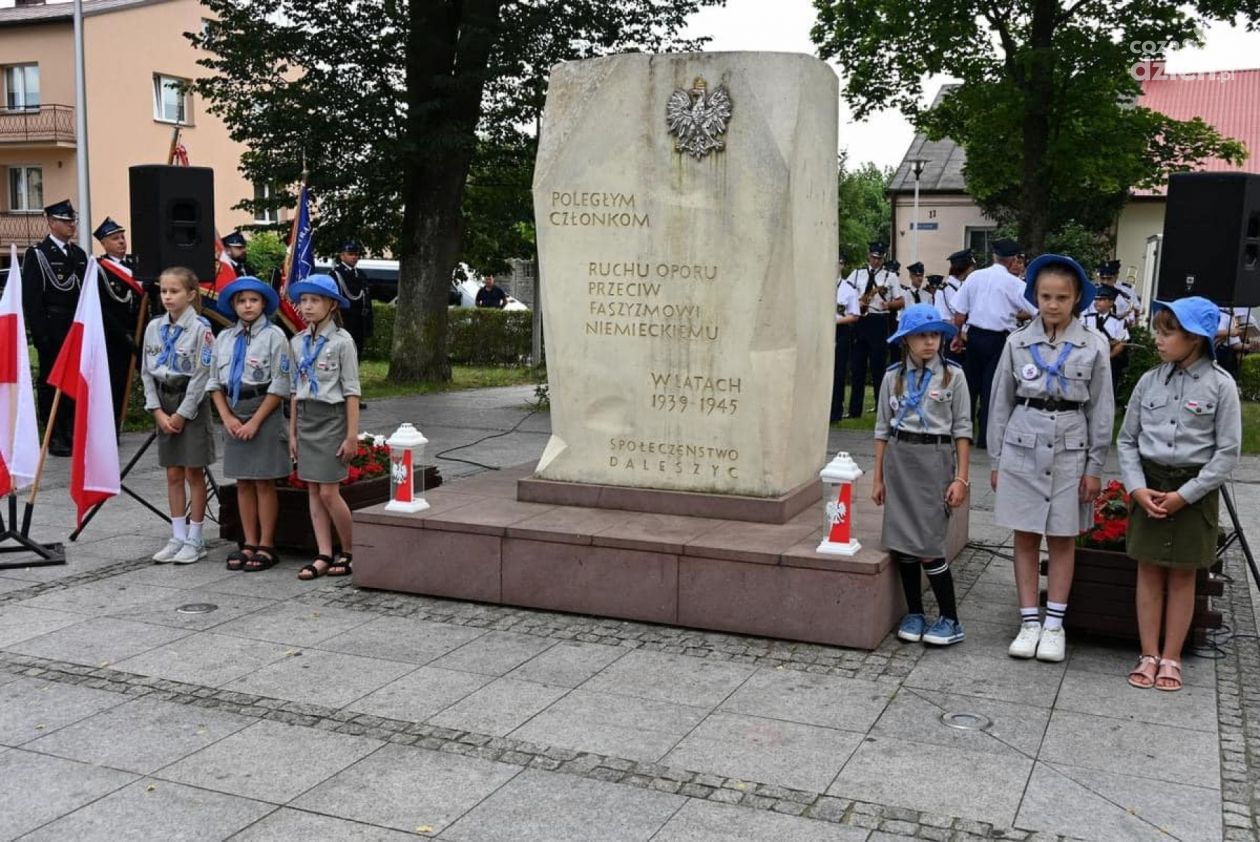 80. rocznica wymarszu I Batalionu 4. Pułku Piechoty Legionów Armii Krajowej w Daleszycach