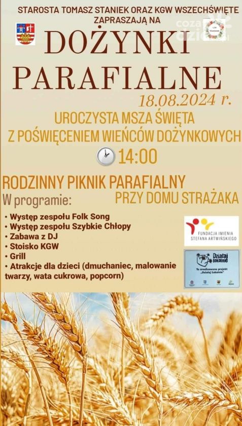 W powiecie opatowskim rozpoczynają się ceremonie dożynkowe