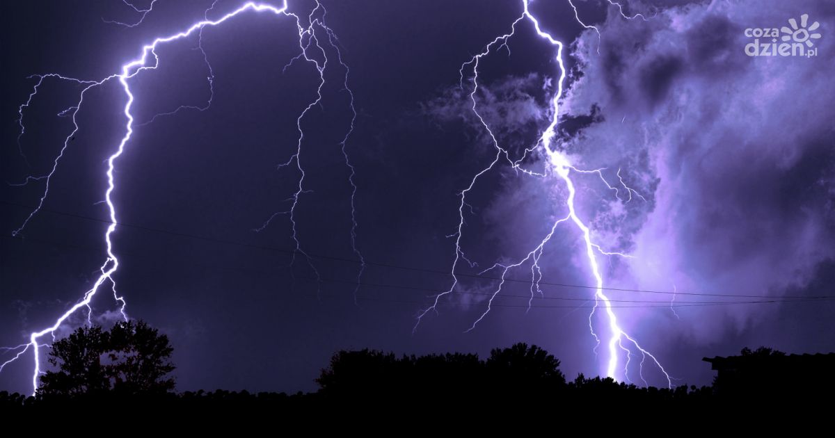 IMGW i RCB ostrzegają przed burzami w Świętokrzyskiem