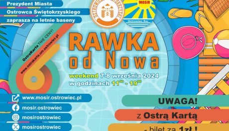 W weekend letnie baseny na Rawce... za złotówkę!
