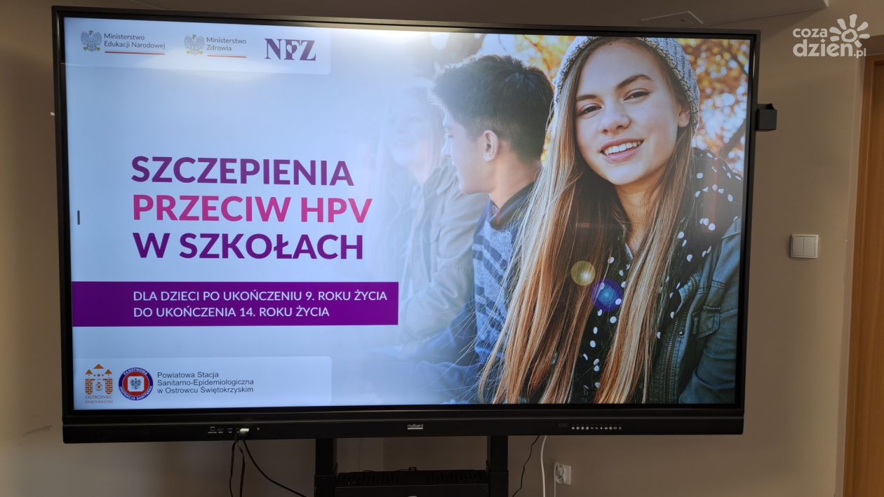 Szczepienia przeciwko HPV będą w ostrowieckich szkołach podstawowych