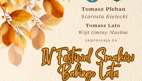 Zgłoszenia do Festiwalu Smaków Babiego Lata