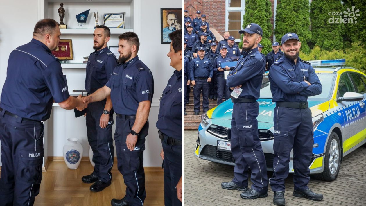 Policjanci z Ostrowca wygrywają turniej i przekazują nagrodę na pomoc powodzianom