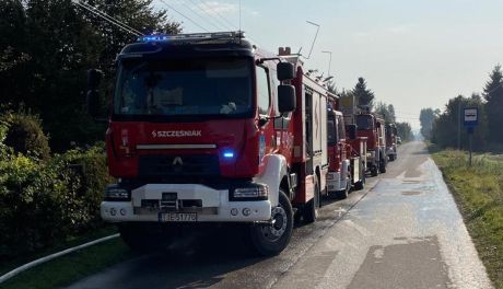 Pożar budynku mieszkalnego w miejscowości Sędziszów