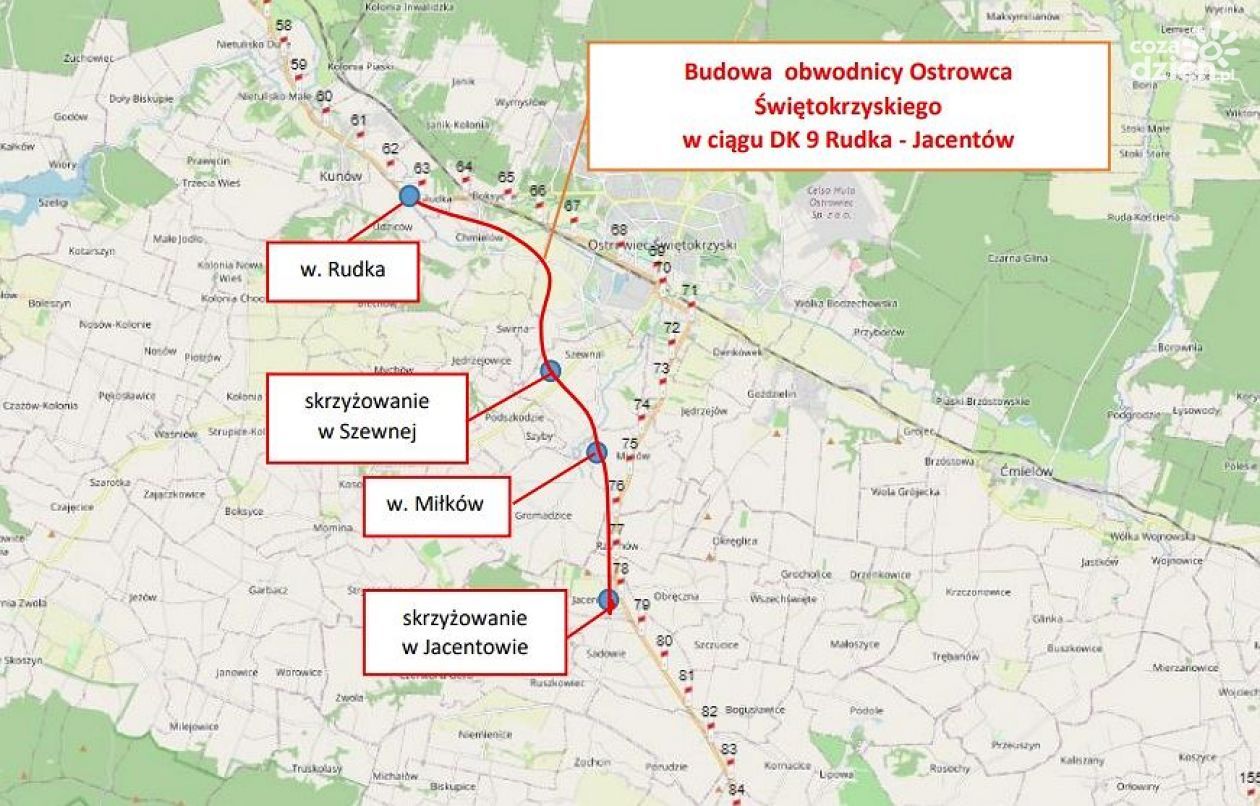 Decyzja o budowie tzw. dużej obwodnicy Ostrowca zapadnie na początku października 