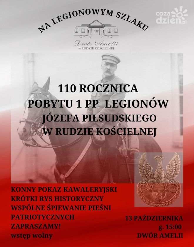 W Rudzie Kościelnej odtworzą historię Legionów 