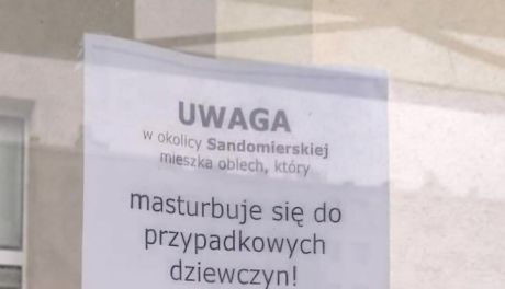 Zboczeniec obnaża się i masturbuje do przypadkowych kobiet? Przerażające ogłoszenie na kieleckim osiedlu KSM