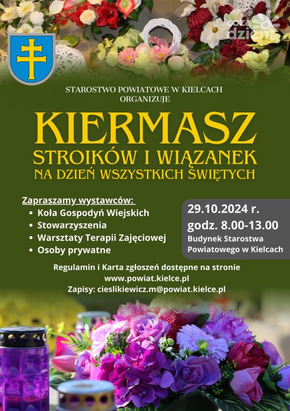 Zapraszamy na Kiermasz Stroików i Wiązanek na Dzień Wszystkich Świętych!