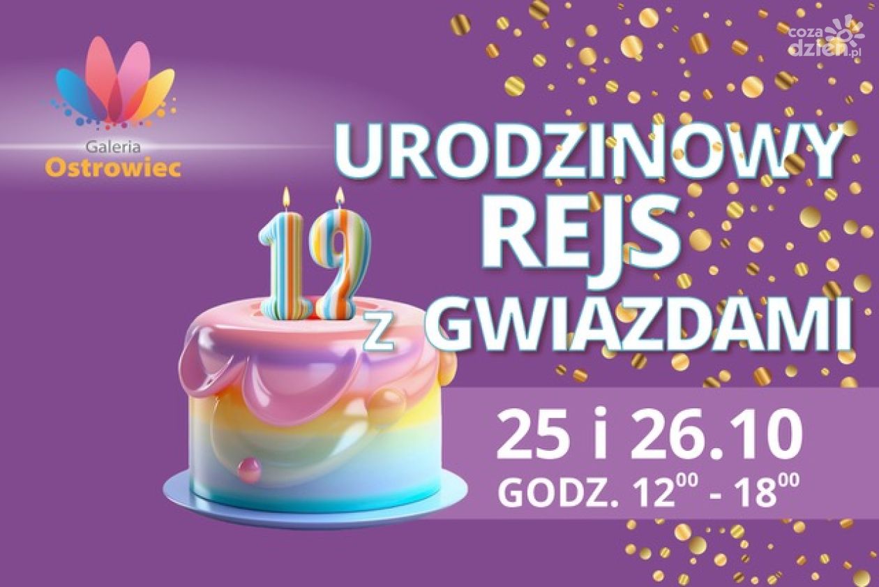 Urodzinowy Rejs z Gwiazdami w Galerii Ostrowiec