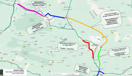Samorząd Ostrowca chce nowego wariantu obwodnicy miasta 