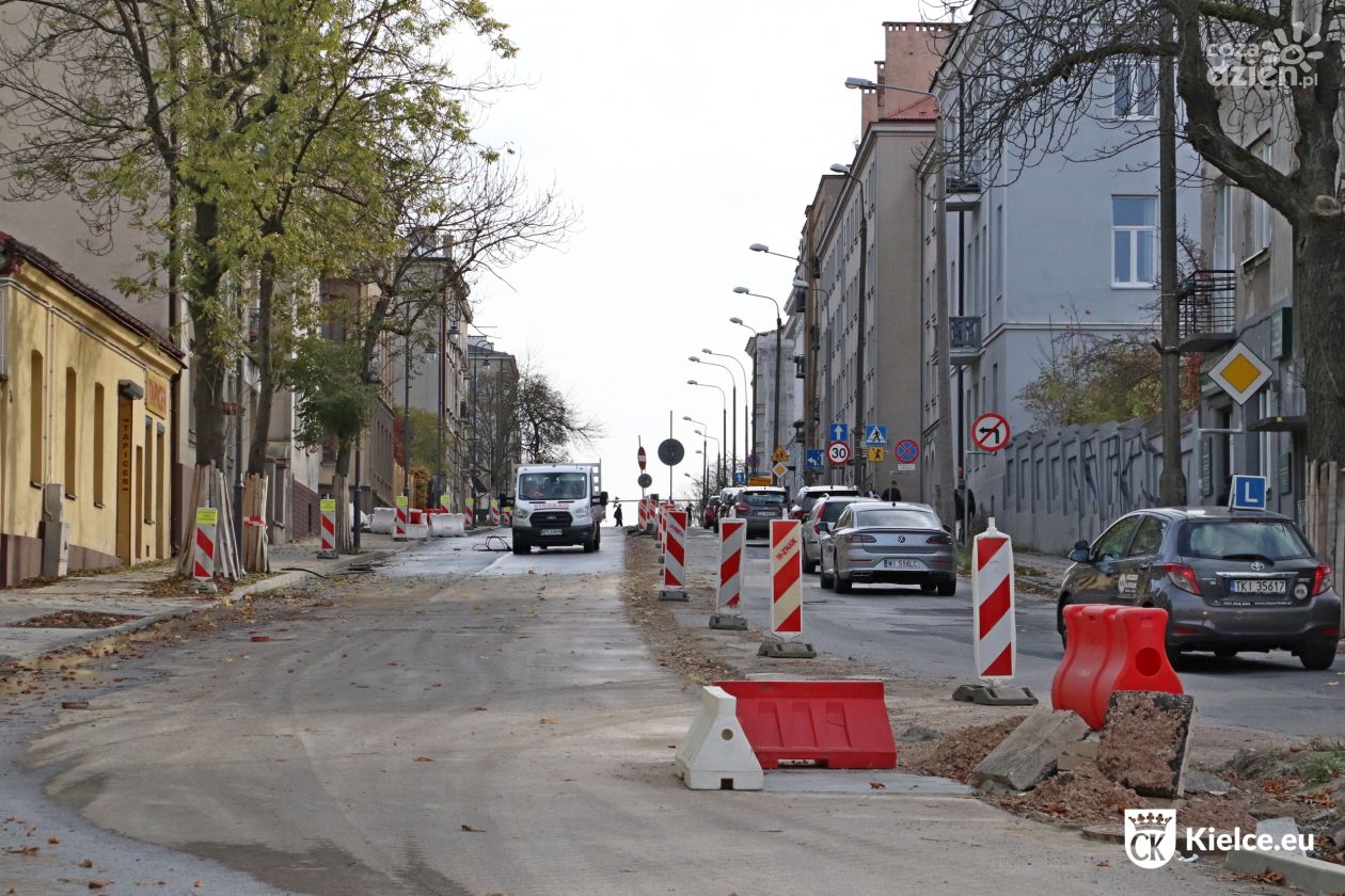 W Kielcach drogowcy intensyfikują  prace na ulicy Seminaryjskiej 