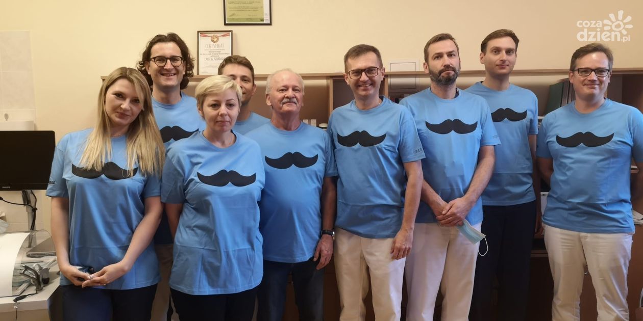 Spotkanie w ramach „Movember” w Świętokrzyskim Centrum Onkologii.