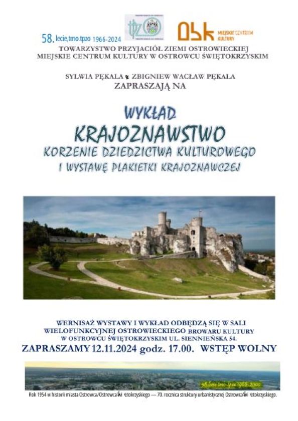 Wykład o historii najbliższych okolic i wystawa plakietek krajoznawczych w OBK 