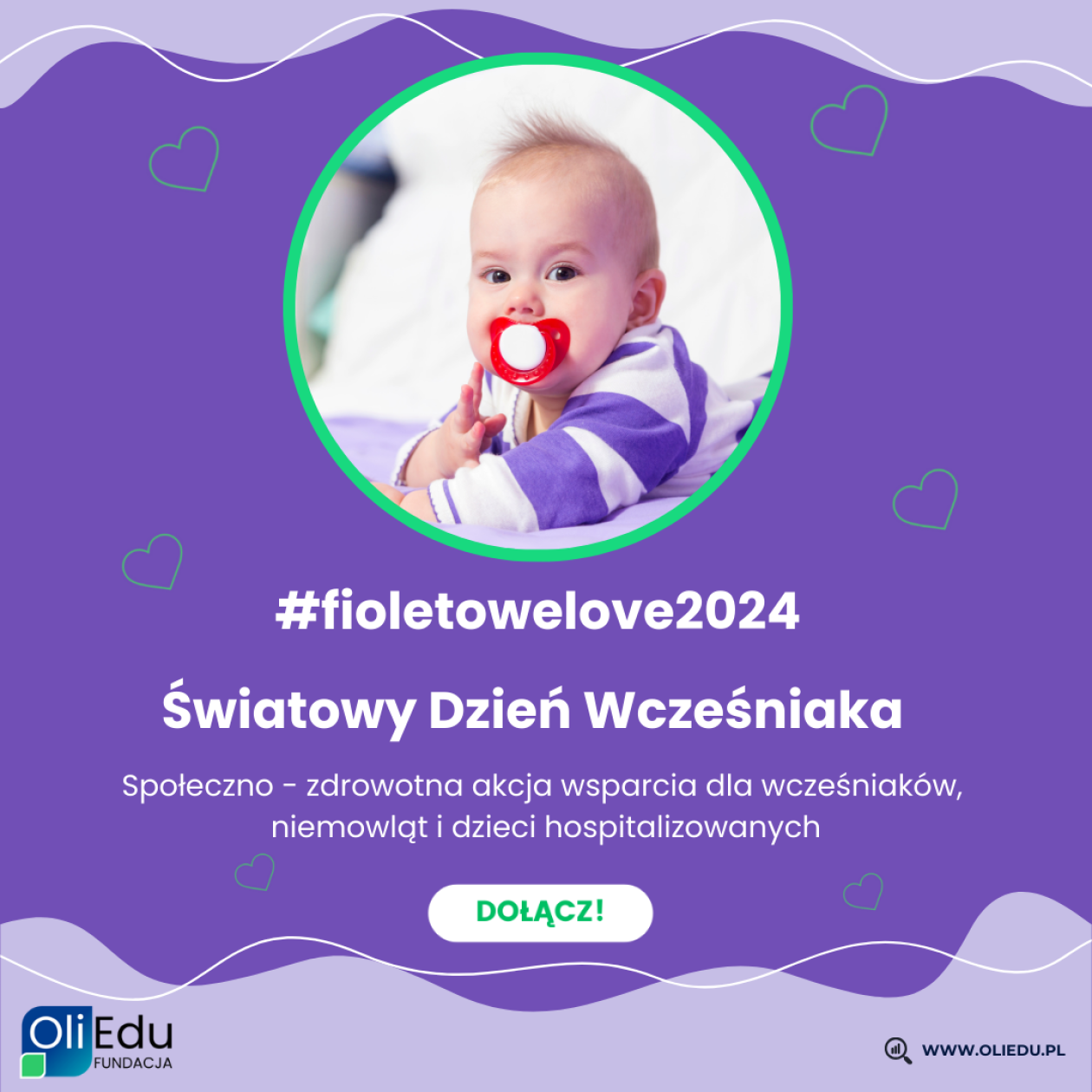 Instytucje zaświęcą na fioletowo