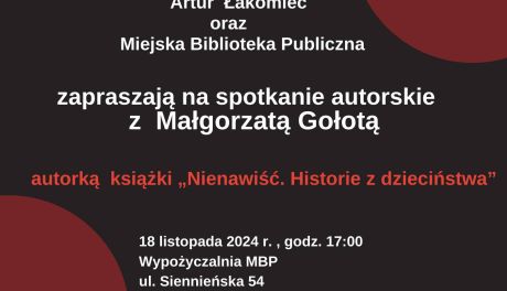 Spotkanie autorskie z Małgorzatą Gołotą w Ostrowcu Świętokrzyskim