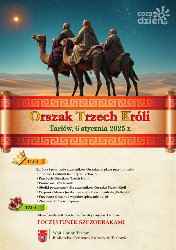 Orszak Trzech Króli przejdzie ulicami Tarłowa