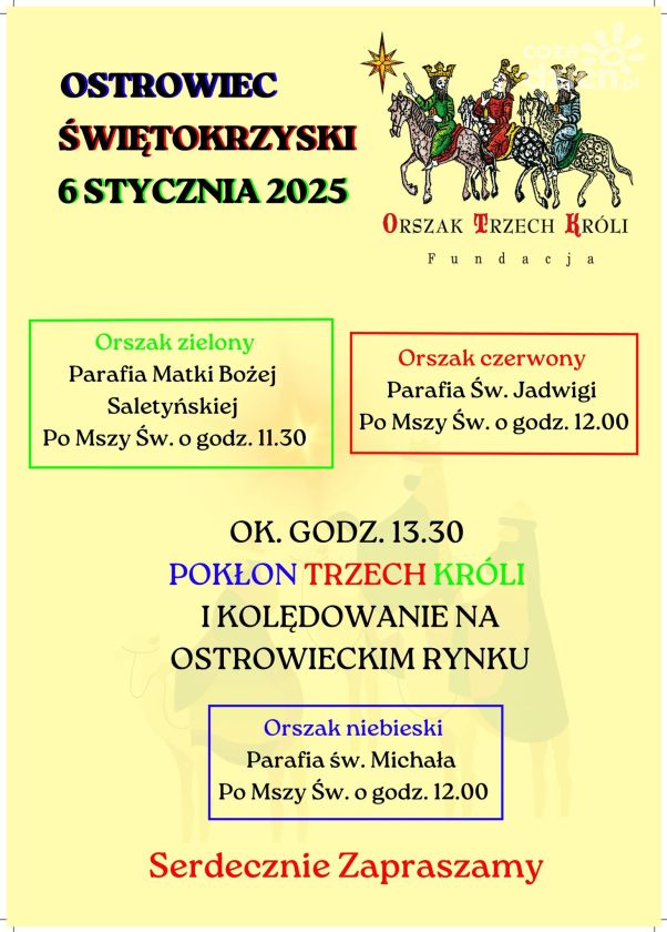 Orszaki Trzech Króli Przejdą przez Ostrowiec 