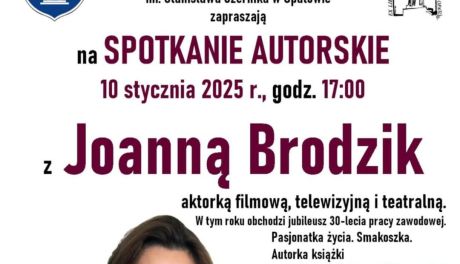 Joanna Brodzik w Opatowie promuje swoją książkę 