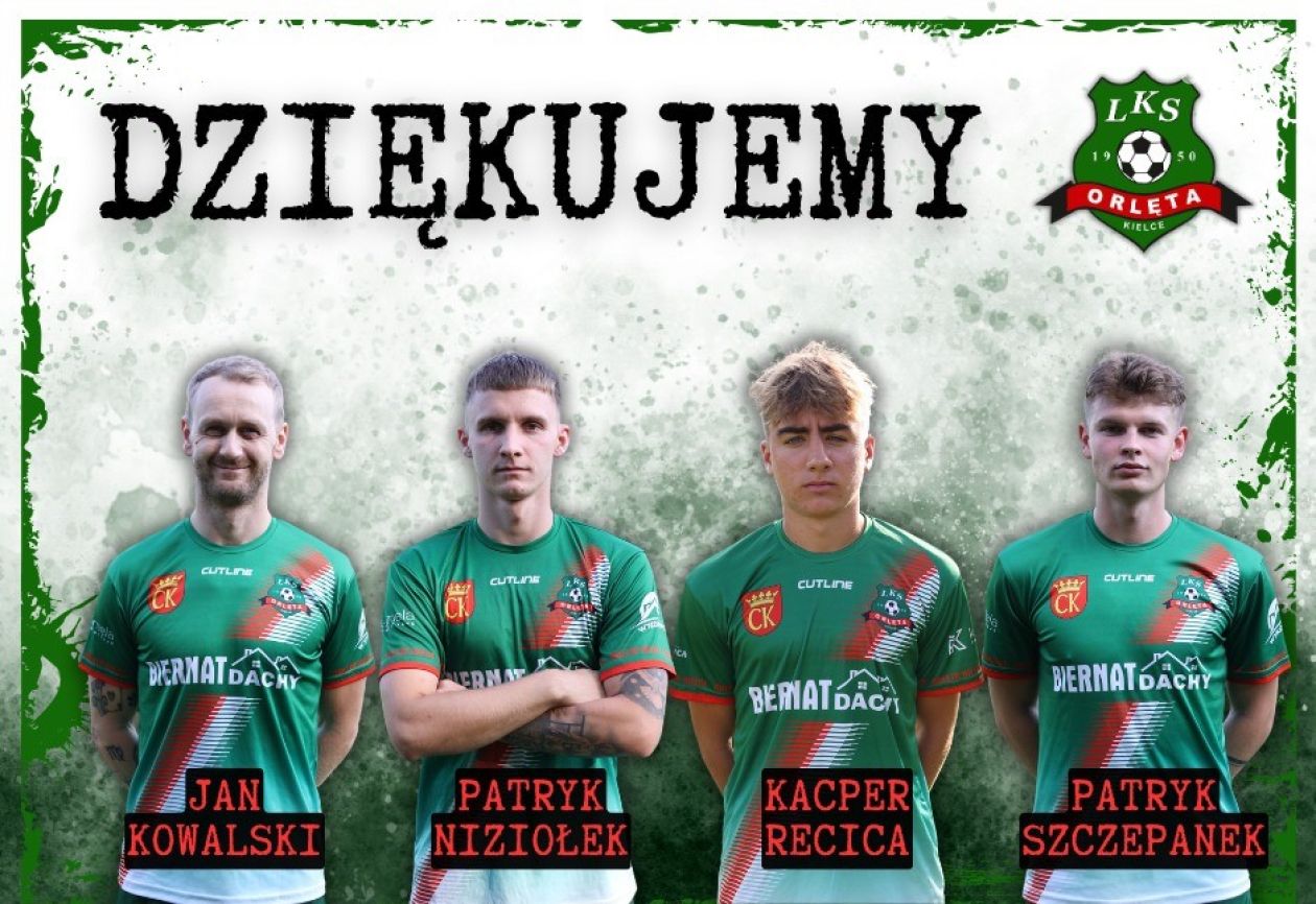 Czterech graczy odeszło z Orląt Kielce 