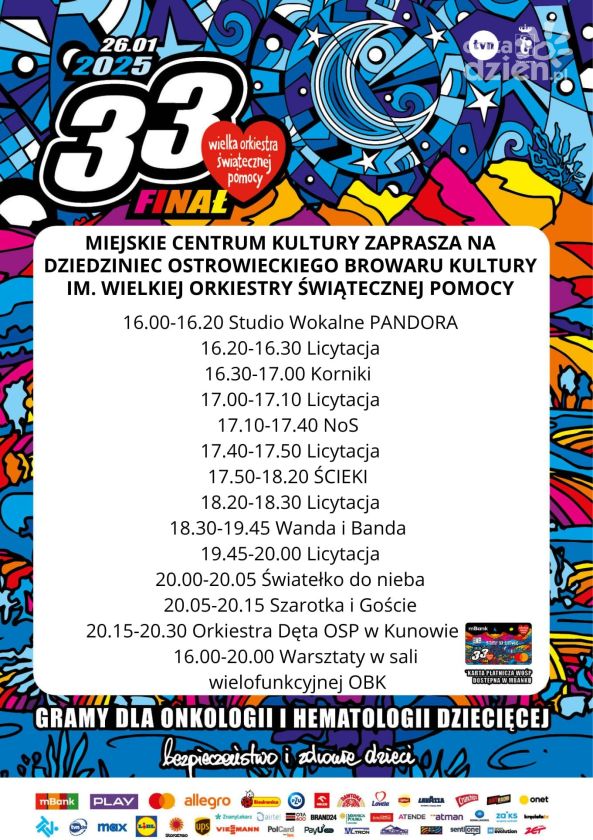 Wiemy, kto zagra na ostrowieckim finale WOŚP