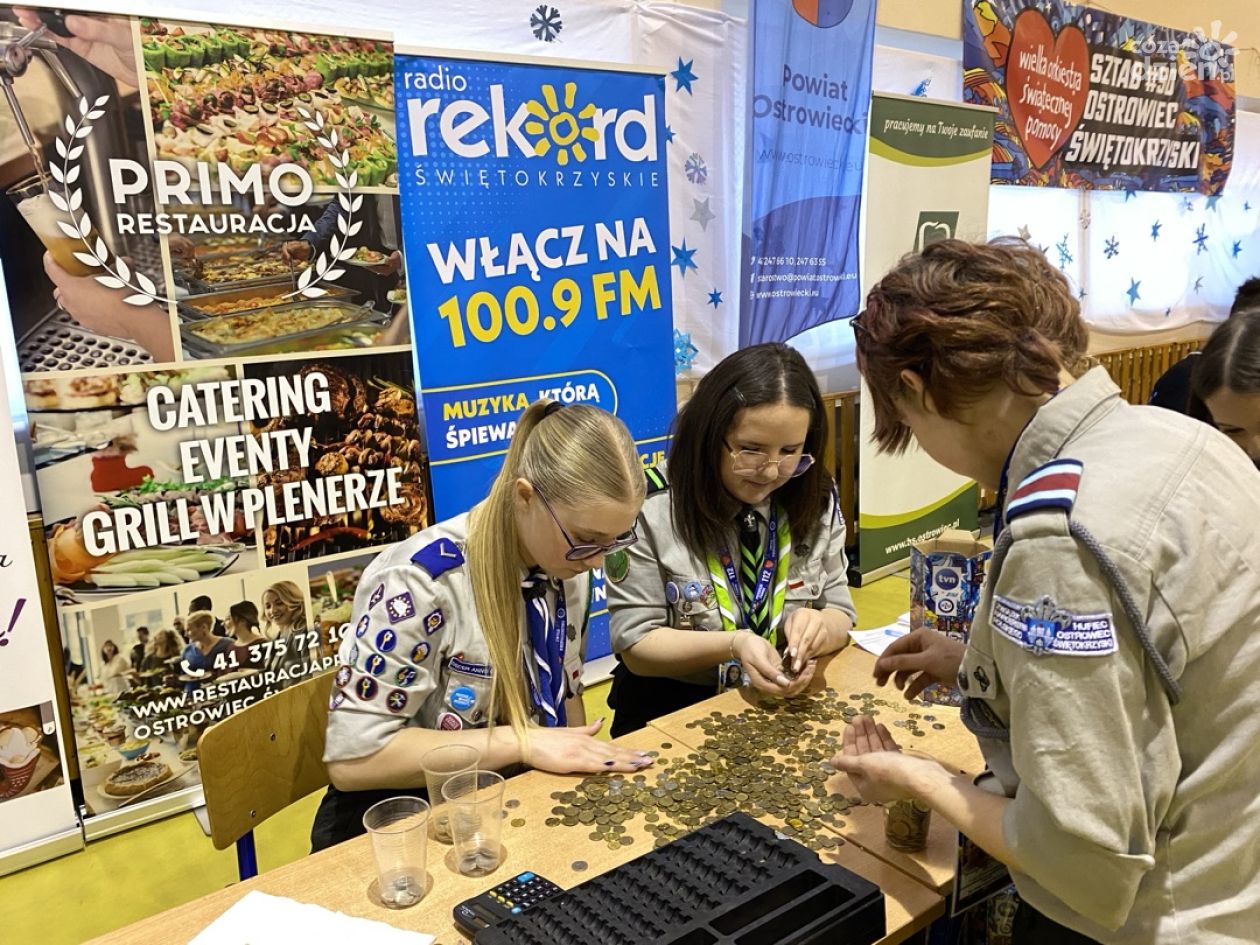 Ostrowiec zagrał z sercem! 33. finał WOŚP pełen energii, rekordów i wspólnej pomocy