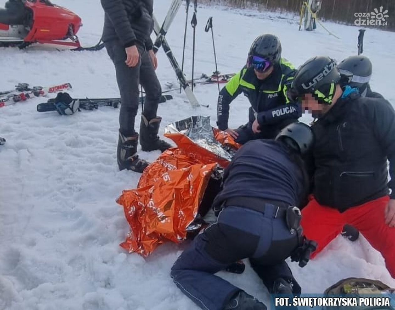 Policyjni narciarze w akcji