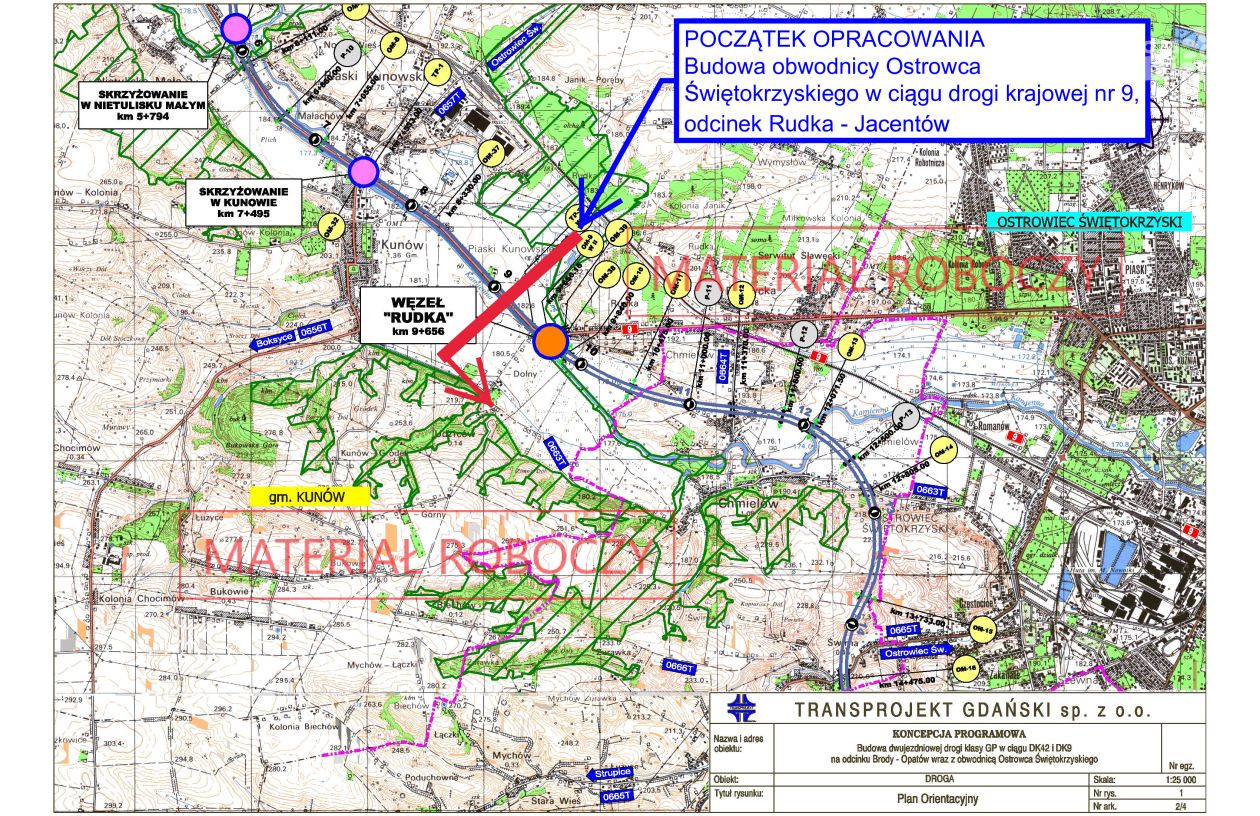 Ważą się losy tzw. dużej obwodnicy Ostrowca 
