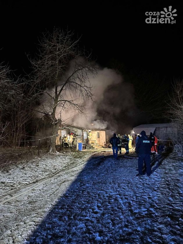 Tragiczny pożar pod Kielcami. W domu znaleźli zwęglone ciało