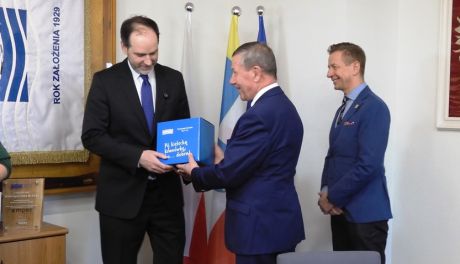 Wiceminister Ignacy Niemczycki z wizytą w Wodociągach Kieleckich