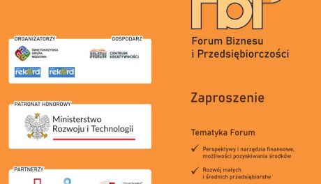 Forum Biznesu i Przedsiębiorczości już w czwartek