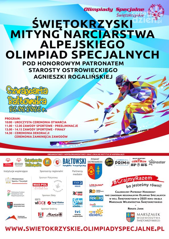 Ostatni sprawdzian przed Światowymi  Zimowymi Igrzyskami Olimpiad Specjalnych w narciarstwie alpejskim 
