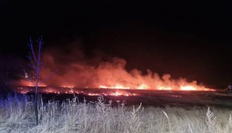 Pożary traw wciąż problemem w Świętokrzyskiem