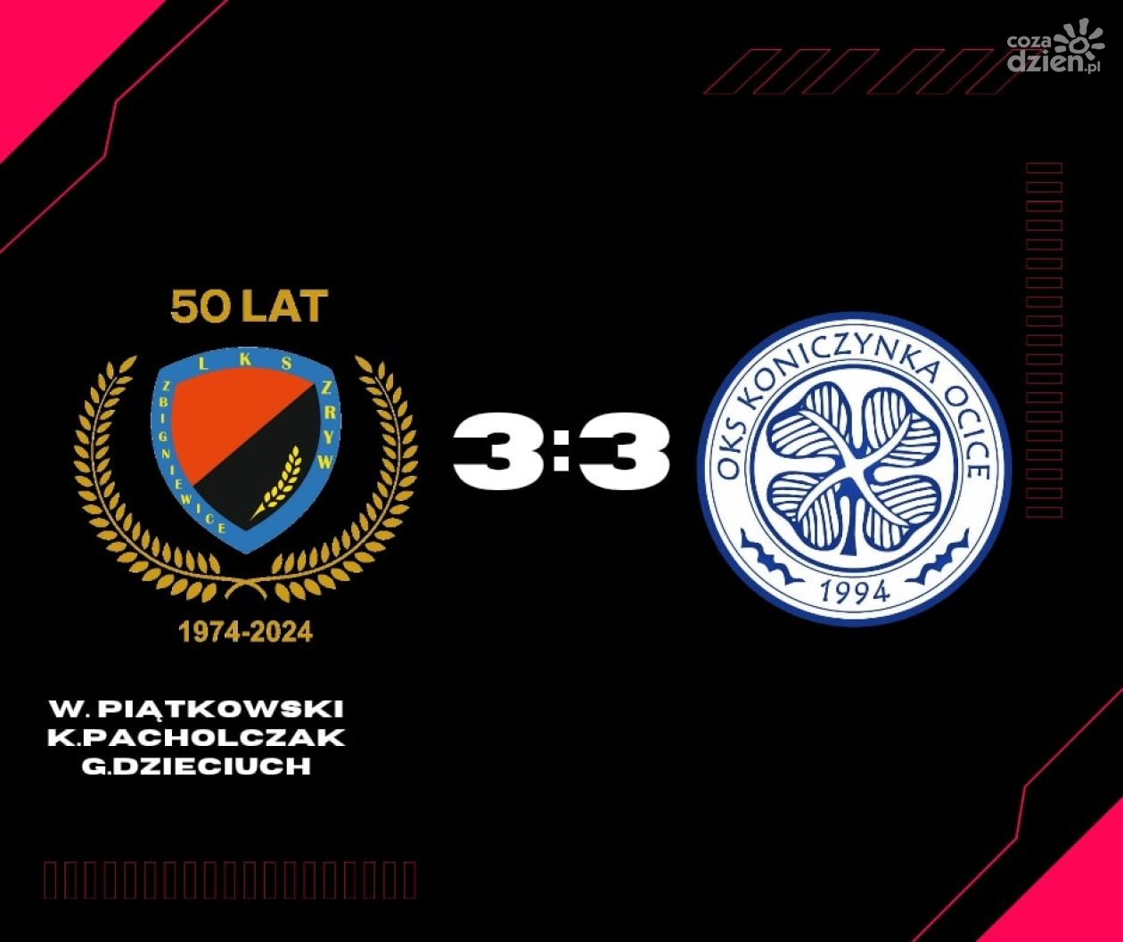 Z 0:3 na 3:3 - pokaz charakteru Zrywu Zbigniewice 