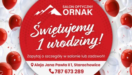 Pierwsze urodziny Salonu Optycznego "Ornak" w Starachowicach