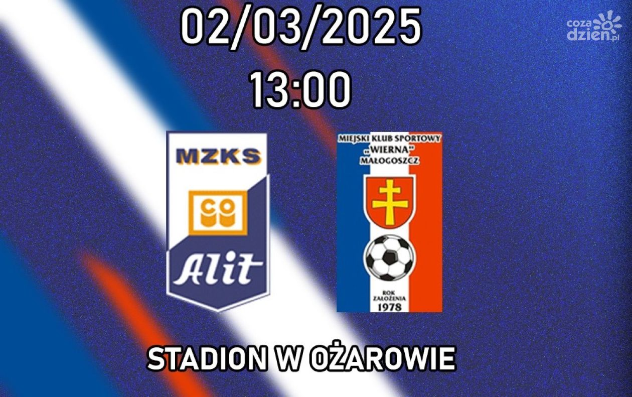 Wierna Małogoszcz kontra Alit Ożarów