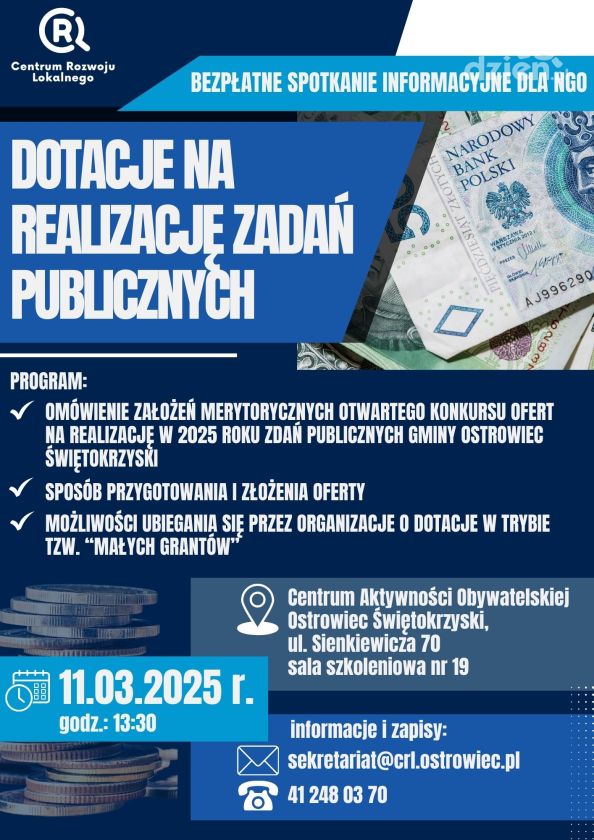 Z NGO o dotacjach na zadania publiczne 
