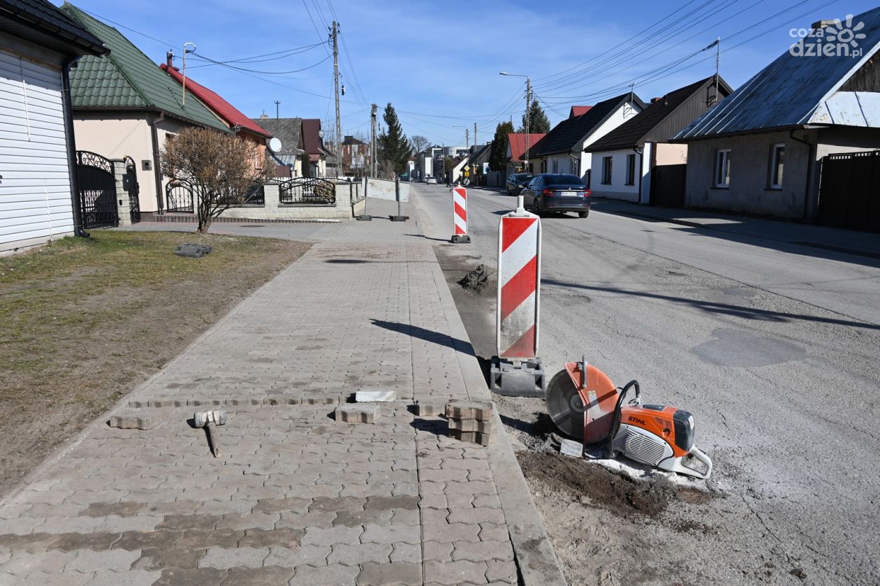 Ruszył remont drugiej części ulicy Kościuszki w Daleszycach
