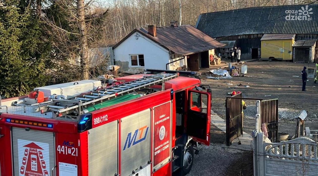 Wybuch gazu we wsi Zochcin! Ranne dwie osoby