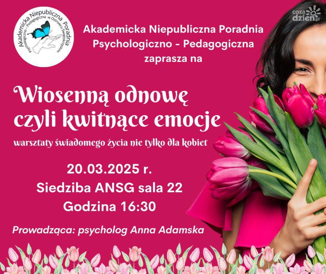 Wiosenna odnowa - warsztaty świadomego życia w ANSG