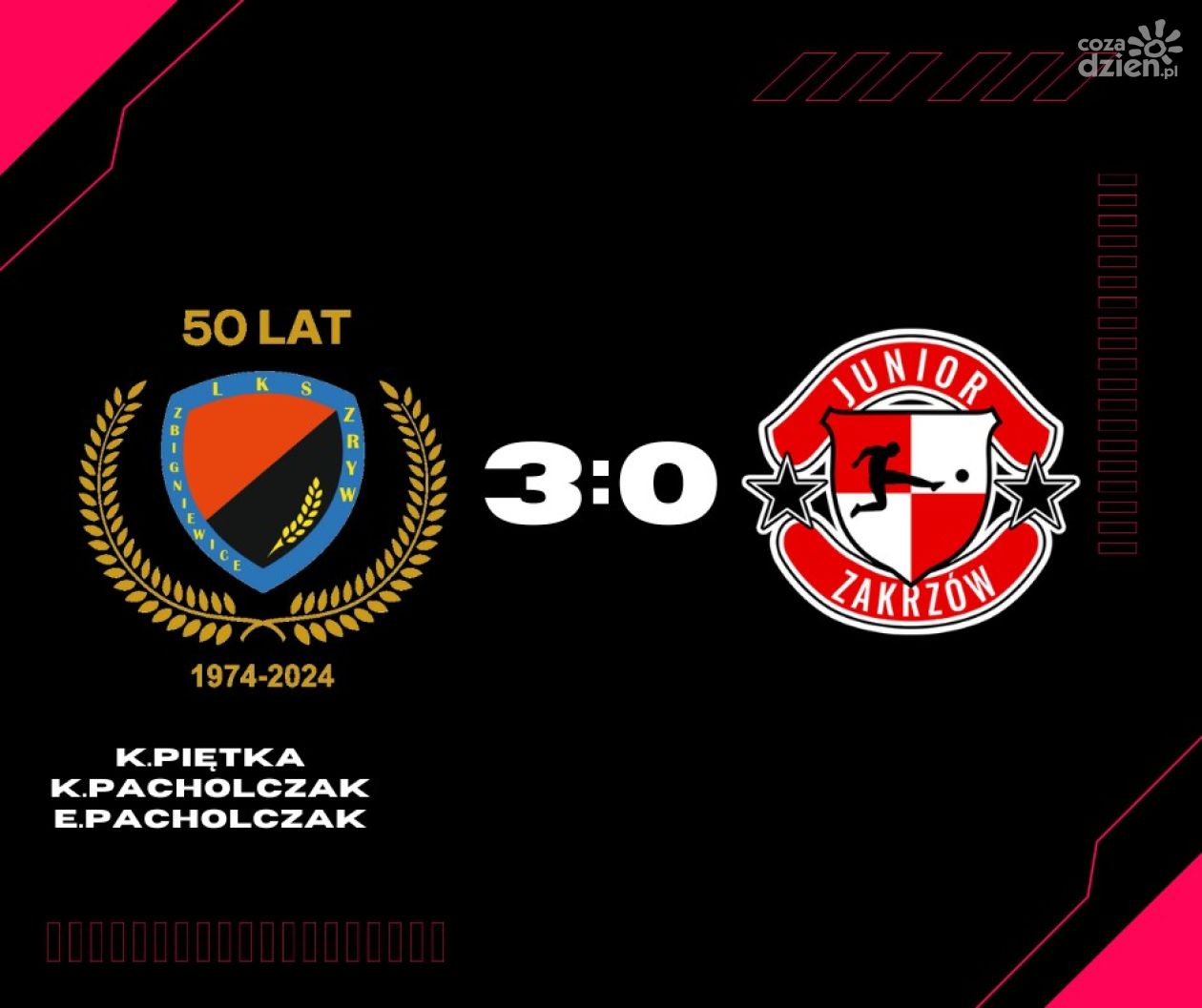 Zwycięstwo Zrywu Zbigniewice