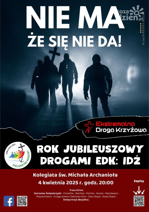 Ekstremalna Droga Krzyżowa po raz kolejny wyruszy z ostrowieckiej kolegiaty  pw. Michała Archanioła 
