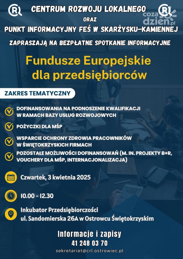 O funduszach europejskich dla przedsiębiorców