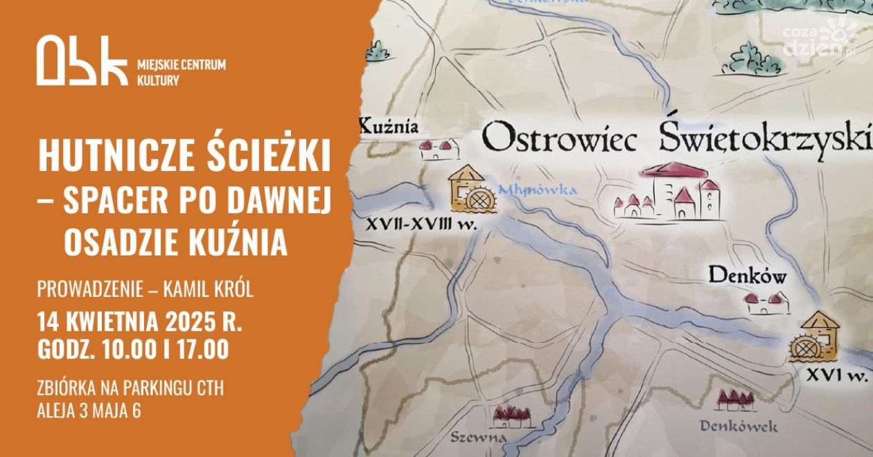 Historyczny spacer po dawnej osadzie Kuźnia