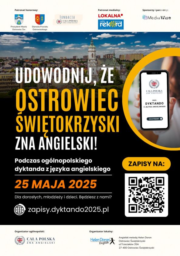 Będzie można sprawdzić się w Ogólnopolskim Dyktandzie z Języka Angielskiego