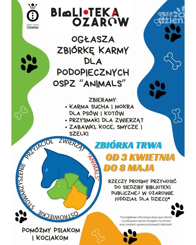 W Ożarowie pomagają Animalsom 