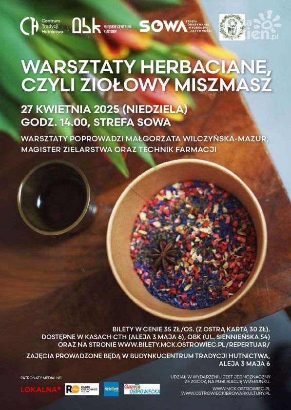 Warsztaty herbaciane w Strefie SOWA