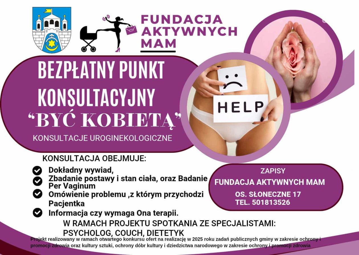 Bezpłatne wsparcie fizjoterapeutyczne i konsultacje dla kobiet