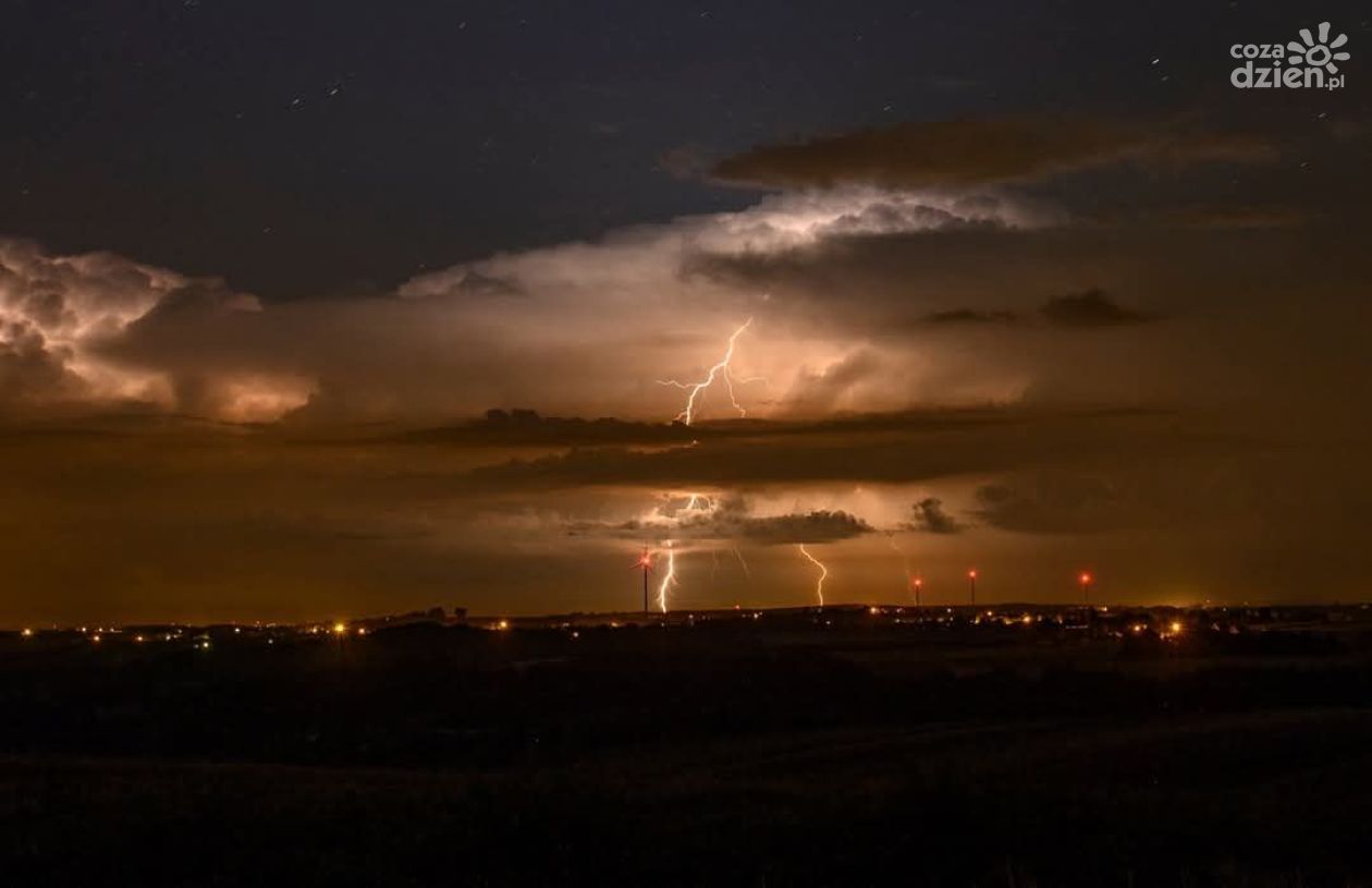 W czwartek gwałtowne burze. Duże sumy opadów