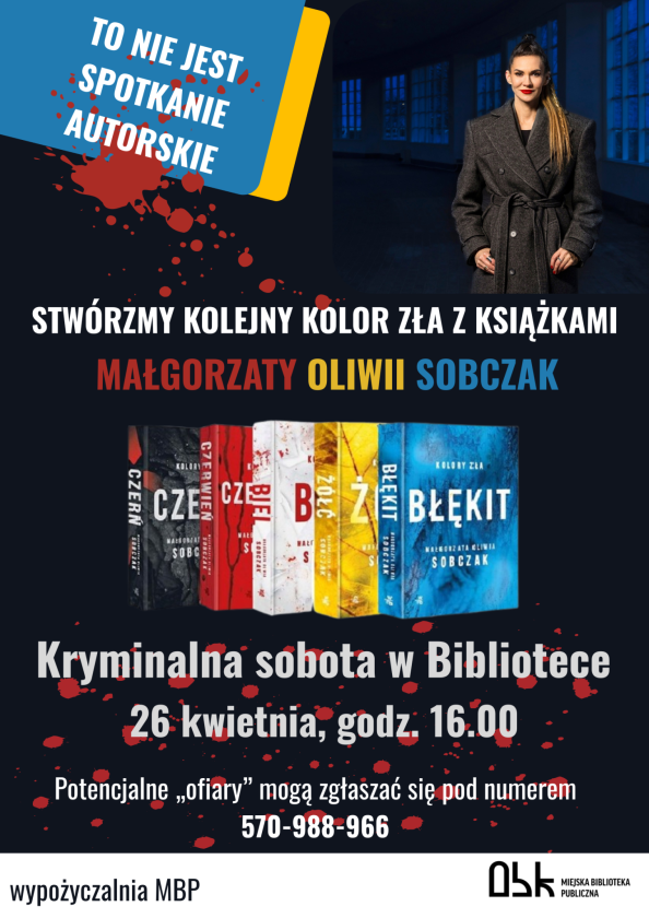 Kryminalna sobota w ostrowieckiej bibliotece 