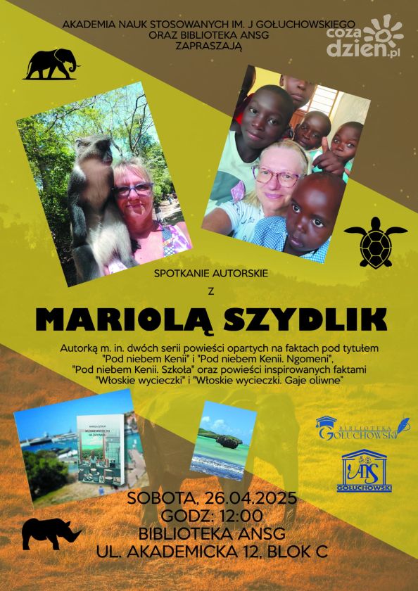 Spotkanie autorskie z Mariolą Szydlik w uczelnianej bibliotece